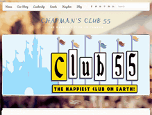 Tablet Screenshot of chapmanclub55.com